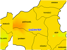 Gaziantep haritas