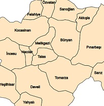 Kayseri haritası